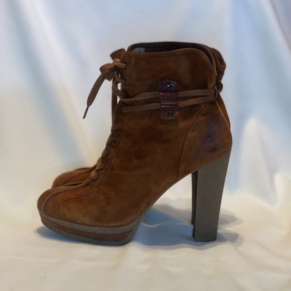 Nine West Suede Ankle Booties - Picture 1 of 8